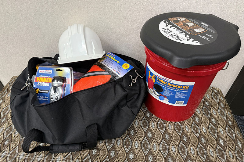 An emergency kit. Enter for a chance to win
